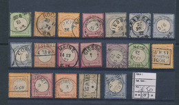 GERMANY FIRST ISSUE USED SELECTION ALL QUALITY - Oblitérés