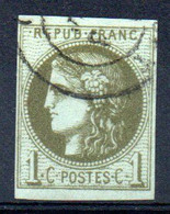 YT N° 39C (C.à D. 17) - Cote: 220,00 € - 1870 Ausgabe Bordeaux