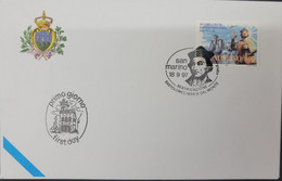 A) 1997, SAN MARINO, BEATIFICATION OF BARTOLOMEO MARIA DEL MONTE, FDC, SANTIDAD, CASTILLO, MEMORIAL, XF - Briefe U. Dokumente