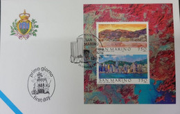 A) 1997, SAN MARINO, CITIES OF THE WORLD, FDC, HONG KONG. CHINA, XF - Lettres & Documents