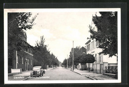 AK Genthin, Blick In Die Bahnhofstrasse - Genthin