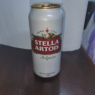Belgiem-Cans-STELA ARTOIS-beer--(5/1/21---5/1/22)-(5.0%)-(440ml)-very Good - Blikken
