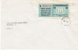 Norway. 1964. Lykkebrevet.  Letter Cut In 1 Side. - Brieven En Documenten