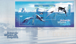 Australian Antarctic Territory 1995 Whales SC L97a  FDC - FDC