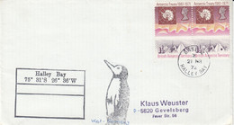 British Antarctic Territorry (BAT) 1972 Cover Ca Base Z Halley Bay 21 MR 72 (52862) - Lettres & Documents