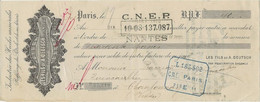 LETTRE DE CHANGE - INDUSTRIES DES HUILES MINERALES -RAFFINAGE DU PETROLE - LES FILS DE A. DEUTSCH DE LA MEURTHE . - Bills Of Exchange