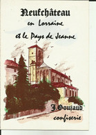 88 - Vosges - Neufchateau  - Couvercle Cartonné De Boite - Spécimen - Confiserie J.Goujaud  -   L'église   -Réf.61 - - Boîtes