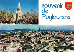 81 Puylaurens Carte Multi Vues Souvenir - Puylaurens
