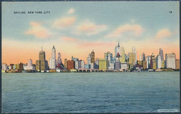 Skyline, New York City / Solo Prexie - Posted 1939 - Panoramische Zichten, Meerdere Zichten