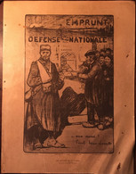 Militaria, Patriotique, "les Affiches De La Guerre" Emprunt De La Défense Nationale ,illustration Signée J.Adler 1915 - Affiches