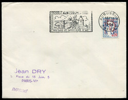 21990 FRANCE N°1282f °(Yvert) 20c. Marianne De Cocteau : Bonnet Allongé (rouge Décalé Vers Le Haut Type II) 1961 TB - Storia Postale