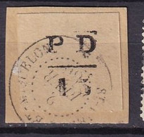SPM - PD 15 Oblitéré Sur Fragment FAUX - Used Stamps