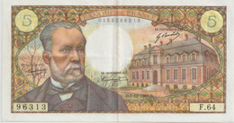 Billet De 5Francs 7/12/1967 - 5 F 1966-1970 ''Pasteur''