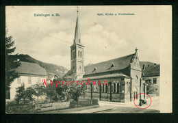 AK Geislingen A. Steige, Kath. Kirche U.. Vereinshaus, Gel. 1913 Nach Wetzlar? - Geislingen