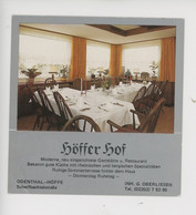 Allemagne : Odenthal - Höffe Restaurant Höffer Hof (géographique) - Bergisch Gladbach