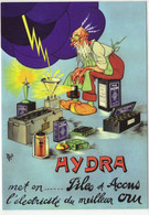 Hydra  -  Piles Et Accumulateurs  - Publicité -  Artiste: Jean-Marie Michel Liebaux Dit Mich  - CPM - Advertising