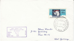 South Africa Marion Island 1972 Antarctic Treaty Ca  --/IV/72 Marion Ca MV R.S.A. (52875) - Antarktisvertrag