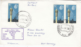 South Africa Marion Island 1972  Ca  13/IV/72 Marion Ca MV R.S.A. (52876) - Antarctic Treaty