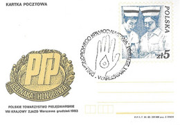 POLOGNE Polska - Varsovie Warszawa - Entier 22 XI 1984 - Journées Journée Don Du Sang - PTP - Brieven En Documenten