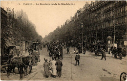 CPA PARIS 8e Boulevard De La Madeleine (534660) - Arrondissement: 08