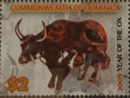 DOMINICA - LUNAR YEAR OF THE OX 2009 - MNH** - CHINESE ASTROLOGY - ANNEE LUNAIRE BOEUF - BUFFLE - NEUF ** - Dominica (1978-...)