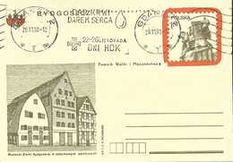 POLOGNE Polska - Don Du Sang - Croix Rouge - GDANSK - Dar Krxi Darem Serca - 29 11 80 - Museum Ziemi Bydgoskiej - Storia Postale