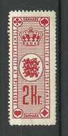 DENMARK Danmark Tax For Playing Cards Revenue Steuermarke Für Spielkarten * - Revenue Stamps