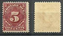 USA 1910 Postage Due Portomarke Michel 32 A (perf 12) MNH - Franqueo