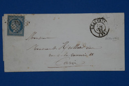V10 FRANCE  BELLE LETTRE 1852 BEAUVAIS + N 4   + AFFRANCH. INTERESSANT - 1849-1850 Cérès