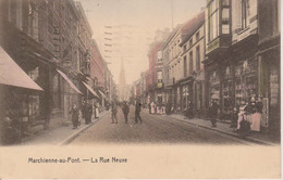 MARCHIENNE AU PONT - LA RUE NEUVE - COULEURS - Charleroi