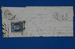 V10 FRANCE  BELLE LETTRE   1851  VILLIERS   POUR EPERNAY    + N 4 + AFFRANCH. INTERESSANT - 1849-1850 Cérès