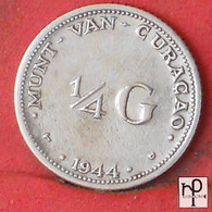 CURACAO 1/4 GULDEN 1944 - ***SILVER***   KM# 44 - (Nº43536) - Curaçao