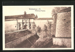 AK Weissenburg I.B., Wülzburg-Eingang - Weissenburg