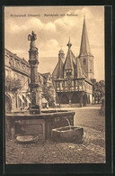 AK Michelstadt (Hessen), Marktplatz Mit Rathaus - Michelstadt