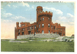 (SS 27) Very Old - USA - Newport Rhode Island - The Castle From Cliff Walk - Residence Of Charles Warren Lippett - Newport