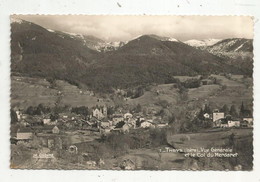 JCR , Cp,  38 , THEYS , Vue Générale Et Le Col Du Merdaret ,écrite 1956 - Theys