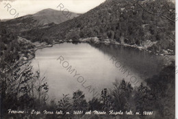 CARTOLINA  FERRIRE,PIACENZA,EMILIA ROMAGNA,LAGO NERO M.1600 COL MONTE RAGOLA M.1800,MEMORIA,BELLA ITALIA,VIAGGIATA 1958 - Piacenza