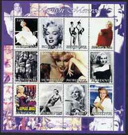 MORDOVIA - 2002 - Marilyn Monroe - Perf 12v Sheet - Mint Never Hinged - Private Issue - Non Classificati