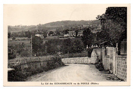 POULE  -- Le Col Des Echarmeaux  Vu De Poule  (cimetière)...........à Saisir - Other & Unclassified