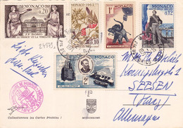 24873# CARTE POSTALE Obl MONTE CARLO PRINCIPAUTE DE MONACO 1971 Pour SEESEN BASSE SAXE ALLEMAGNE - Brieven En Documenten