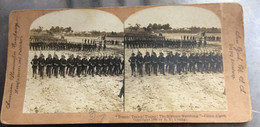 Photography > Stereoscopes - Side-by-side Viewers CAMP ALGER THE BOYS MARCHING , - Stereoscoopen