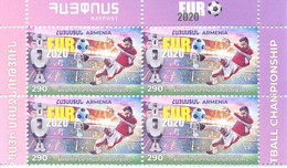 2021. Armenia, UEFA European Football Championship, 4v Se-tenant,  Mint/** - Arménie