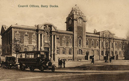 Barry Docks Glamorgan Council Offices Bus Station Autobus - Glamorgan