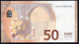 50 EURO ITALY  LAGARDE S042 SA  Ch  "67"  UNC - 50 Euro