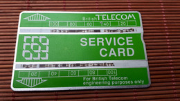 Landis & Gyr Service Card 111K04286 Used Some Litle Marks Rare - BT Engineer BSK Dienst Und Test
