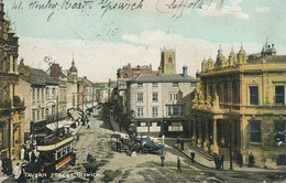 Ipswich Tavern Street Bus  Tear At The Top Right - Ipswich