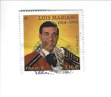 Personnalité Luis Mariano 1914-1970 N° 5412 Oblitéré 2020 - Oblitérés