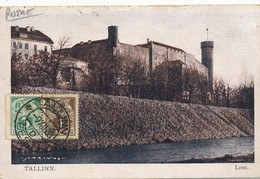 Tallinn Reval  Loss  P. Used To Navarre France  Nice Stamps Deltiology Postcard Exchange - Estonie