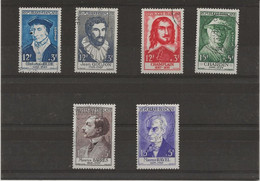 SERIE CELEBRITES N° 1066 A 1071 OBLITEREE - ANNEE 1956 - COTE : 50 € - Used Stamps