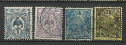 NOUVELLE-CALEDONIE N° 114 / 93 / 95 / 97 OBL - Collections, Lots & Series